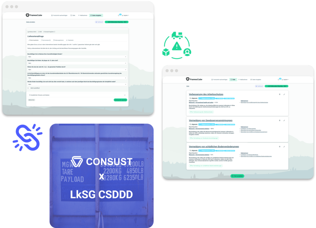CONSUST FramesCube LkSG CSDDD Software