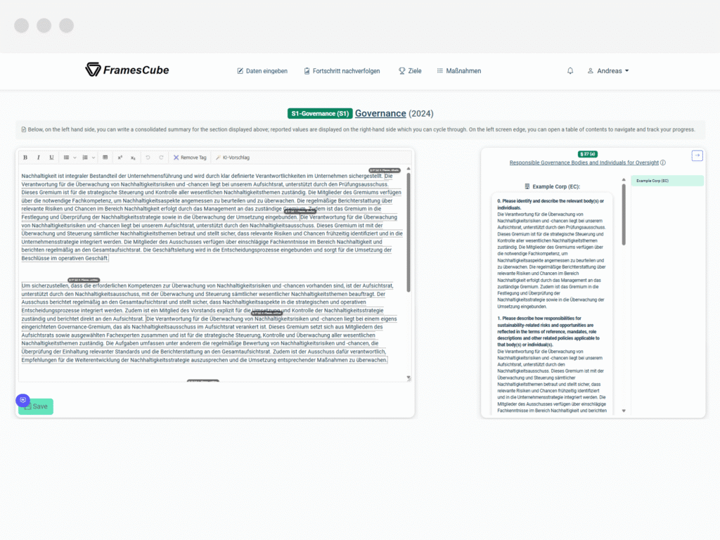 CONSUST IFRS S1 & S2 Software Reporting