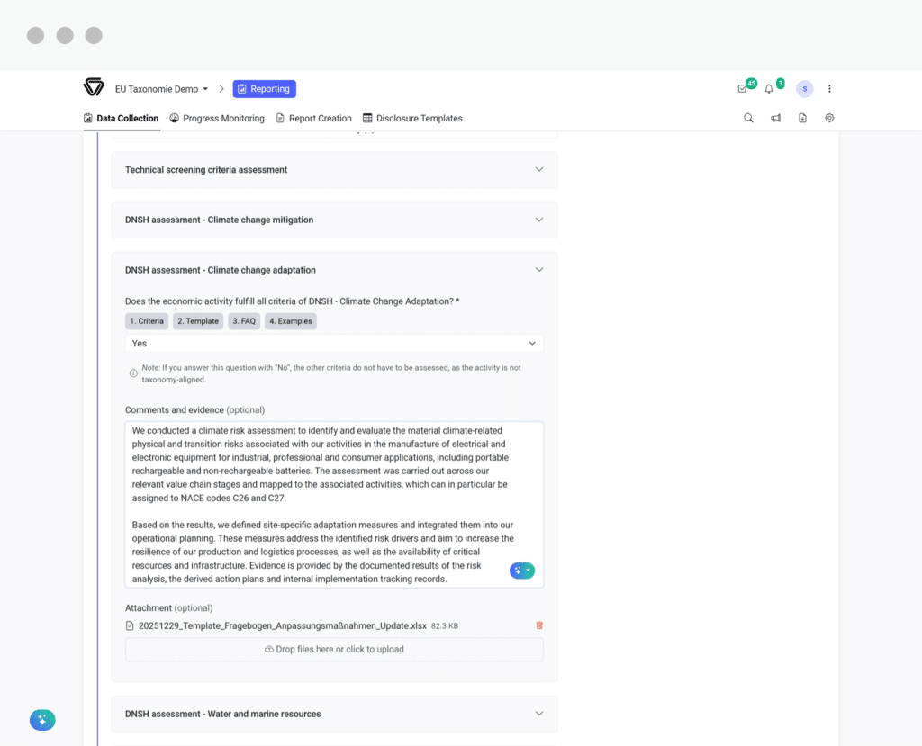 CONSUST FramesCube EU Taxonomie Software Konformitätsanalyse