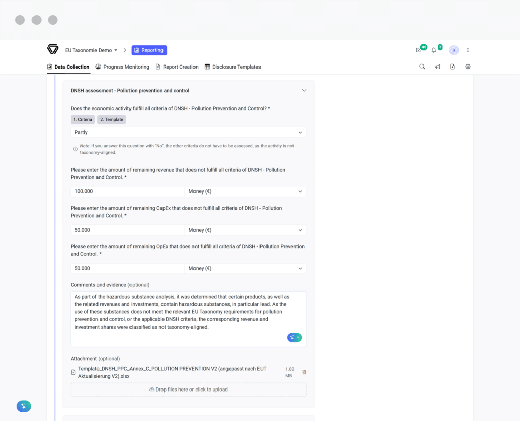 CONSUST FramesCube EU Taxonomie Taxonomiekonforme KPIs berechnen