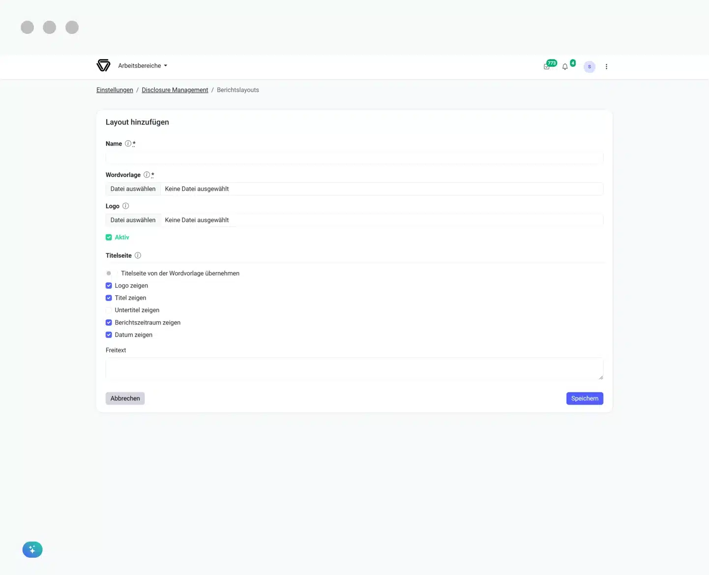 consust disclosure management software corporate design