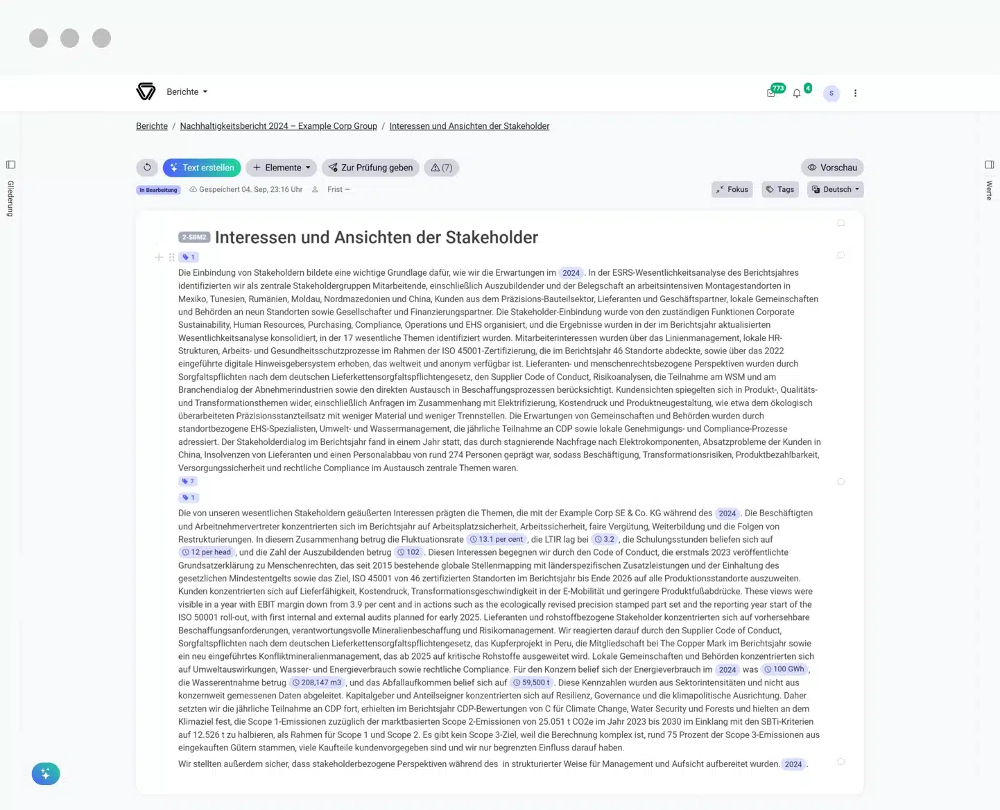 consust disclosure management software ki vorbefuellung