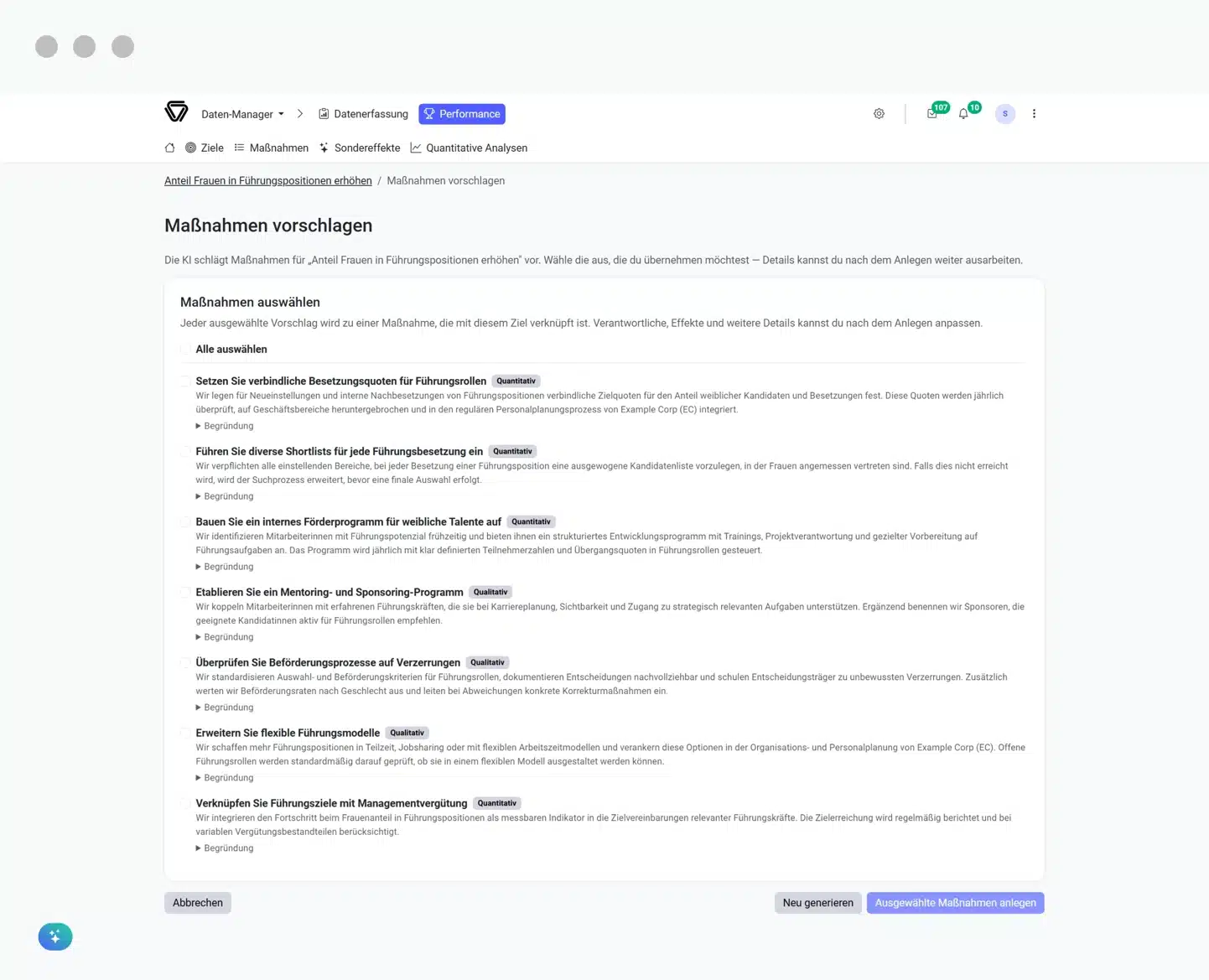 consust performance management software ki vorschlaege